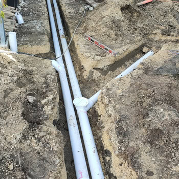 Drain laying service